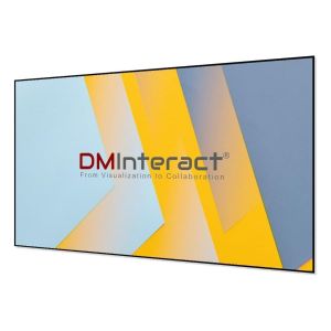 DMInteract 80inch 16:9 4K Thin Frame Black Crystal ALR Projector Screen For Short/Normal/Long Throw Projectors